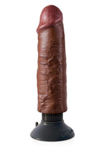 King Cock Vibrating Realistic Dildo With Suction Base