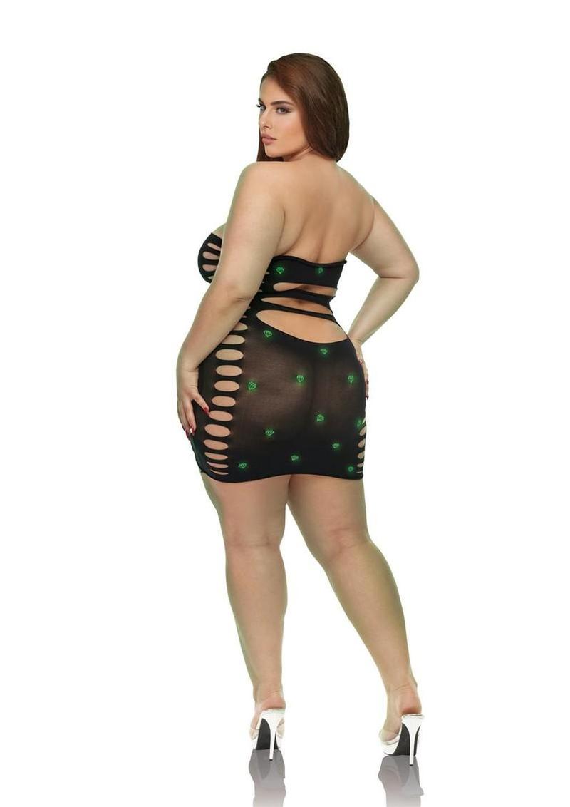 Lapdance Midnight Diamond Mini Dress