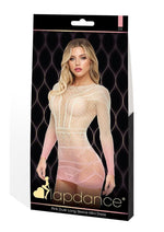 Lapdance Lingerie Pink Dusk Long Sleeve Minidress - Os