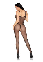 Leg Avenue Fishnet Lingerie Jumpsuit – Black