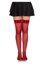 Leg Avenue Spandex Sheer Thigh Highs with Rose