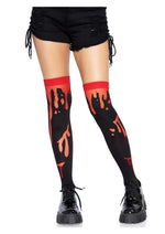 Splatter Thigh Highs