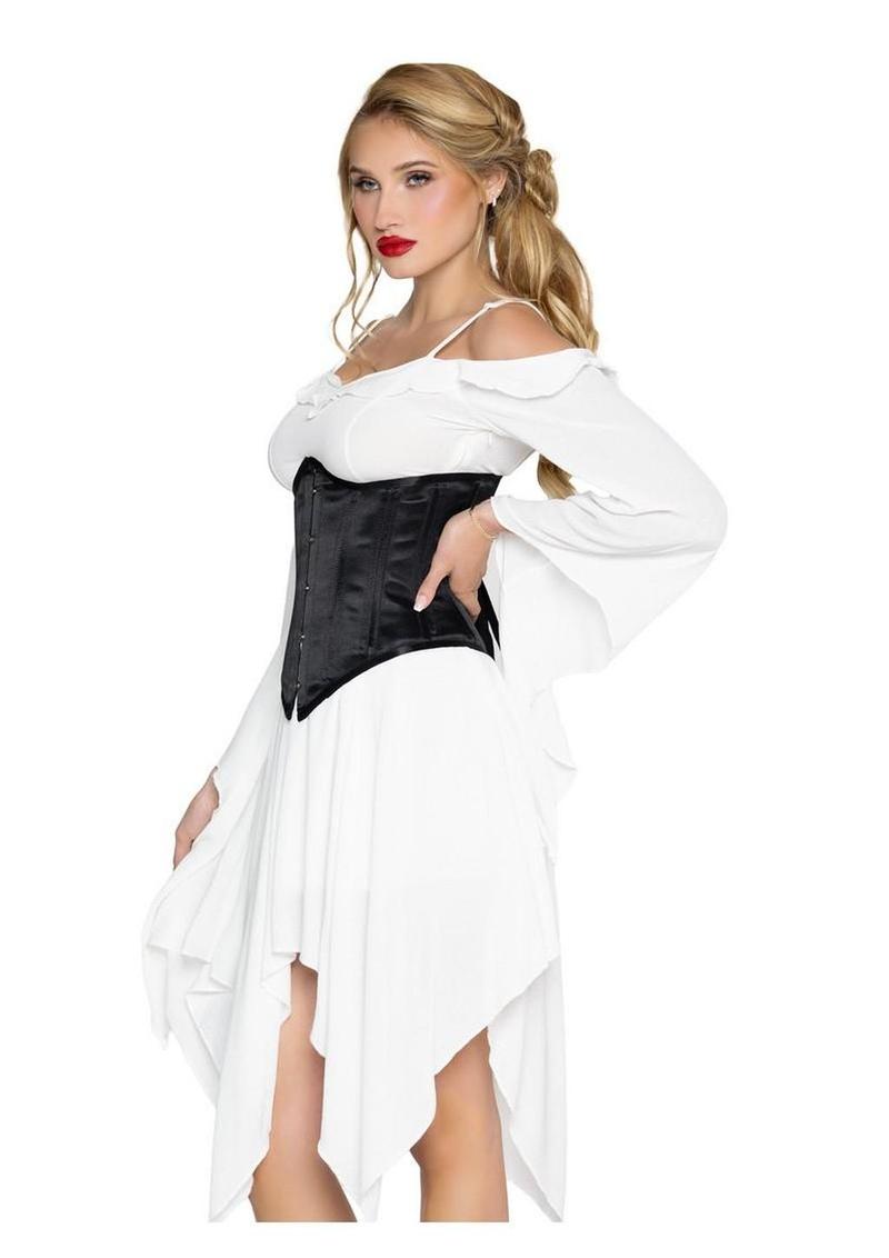Leg Avenue Steel-Boned Satin Waist Cincher XL