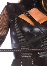 Villainess Vixen Spandex Strappy Bodysuit