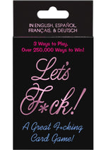 Let's F*ck! Sex Position Card Game