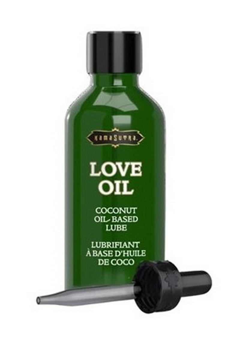 Love Oil Coconut Oil-Based Lubricant Mini Bottle