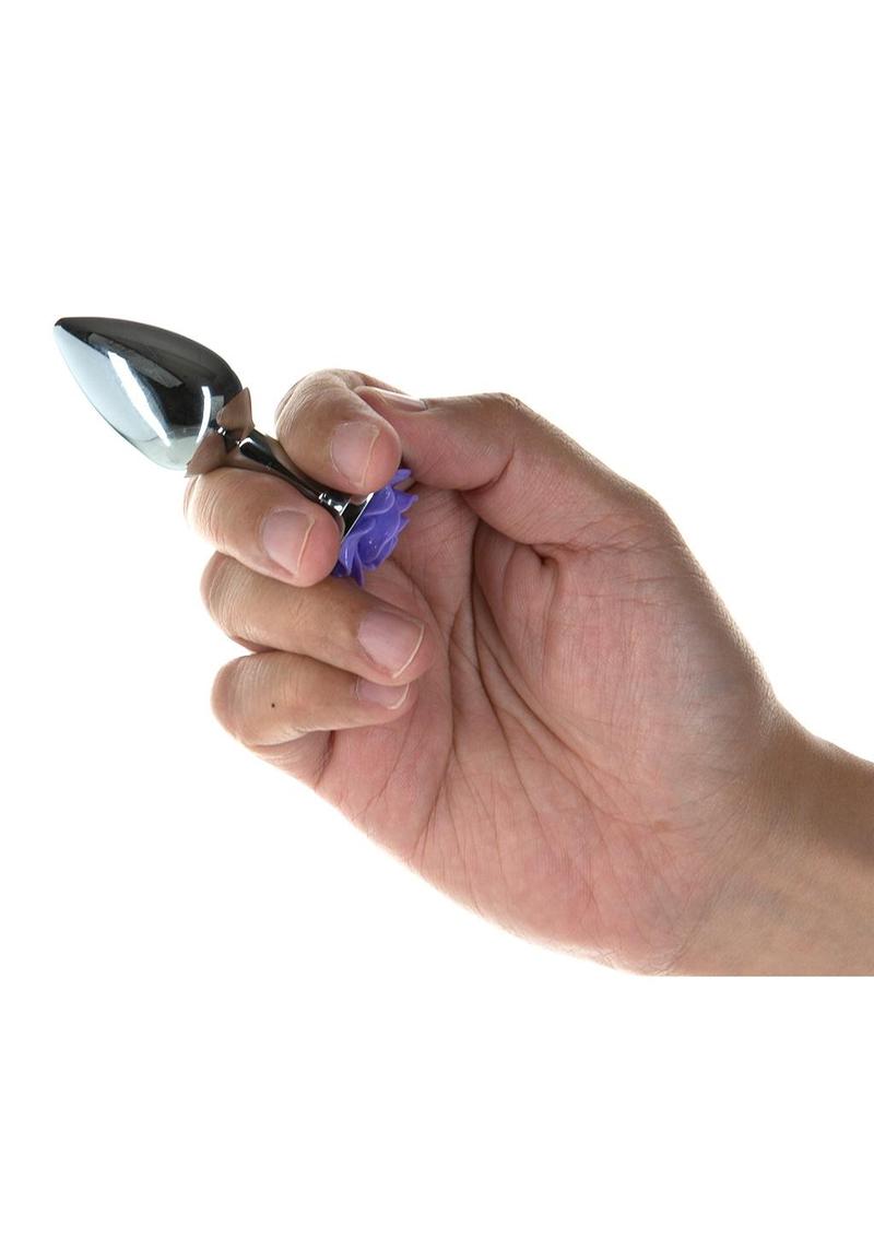 Lux Active Black Rose Base Anal Plug