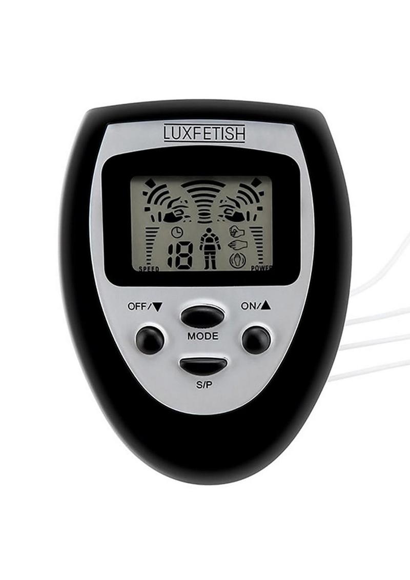 Lux Fetish Electro-Sex Kit with Stimulation Pads 10 Speeds