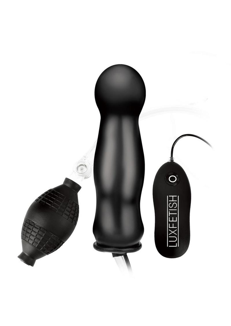 LuxFetish Inflatable Vibrating Butt Plug