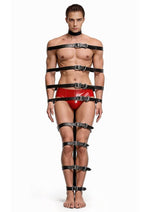 Master Series Backbone Full Body Harness - Black