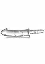 Master Series Battle Rammer Phallic Glass Thruster - Clear