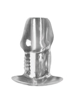Master Series Dicked Hollow Anal Plug - Clear - Small