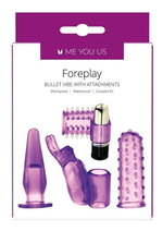 ME YOU US Foreplay Couples Kit Bullet Vibe