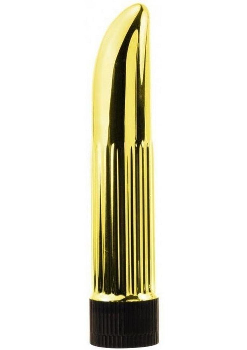 ME YOU US Lady Lust Ribbed Mini Vibrator - Gold