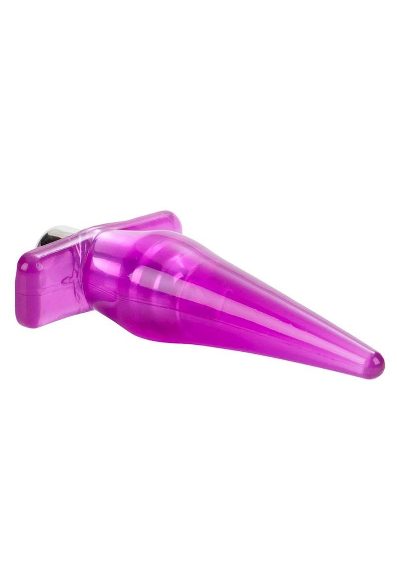 CalExotics Mini Vibro Tease Clear Vibrating Butt Plug