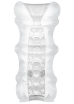 Mood Pleaser Massage Beads UltraSkyn Masturbator Frosted Texture