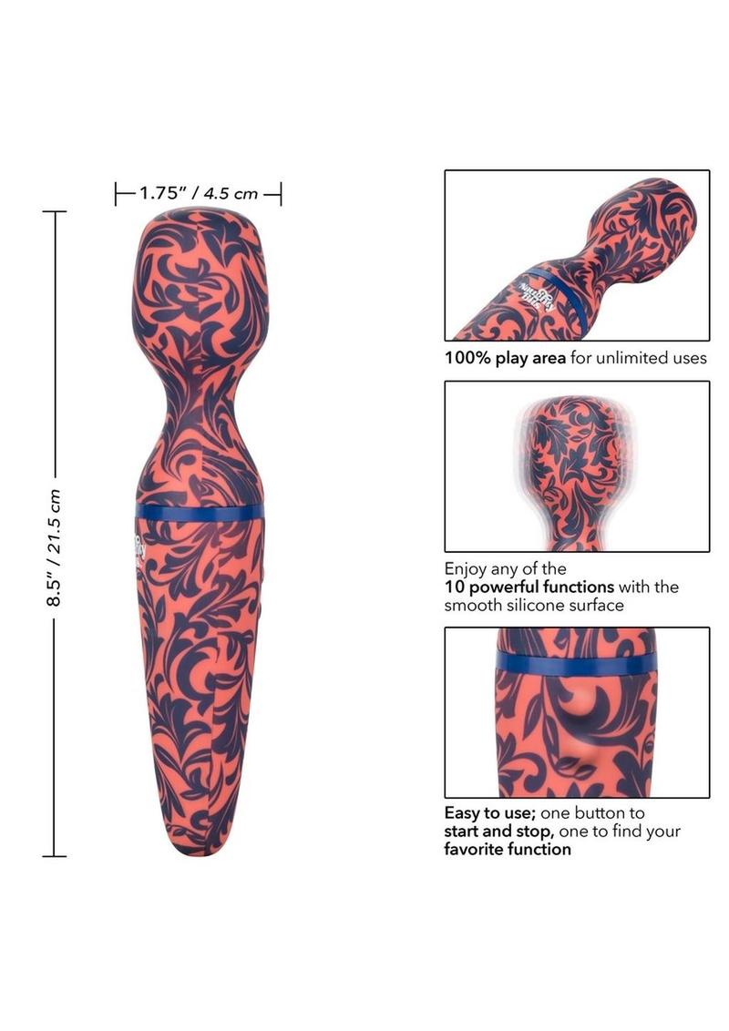 Naughty Bits W.I.L.F Wand Massager Multicolor Waterproof Vibrator
