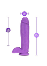 Neo Fragrance-Free Dual Density Dildo With Balls