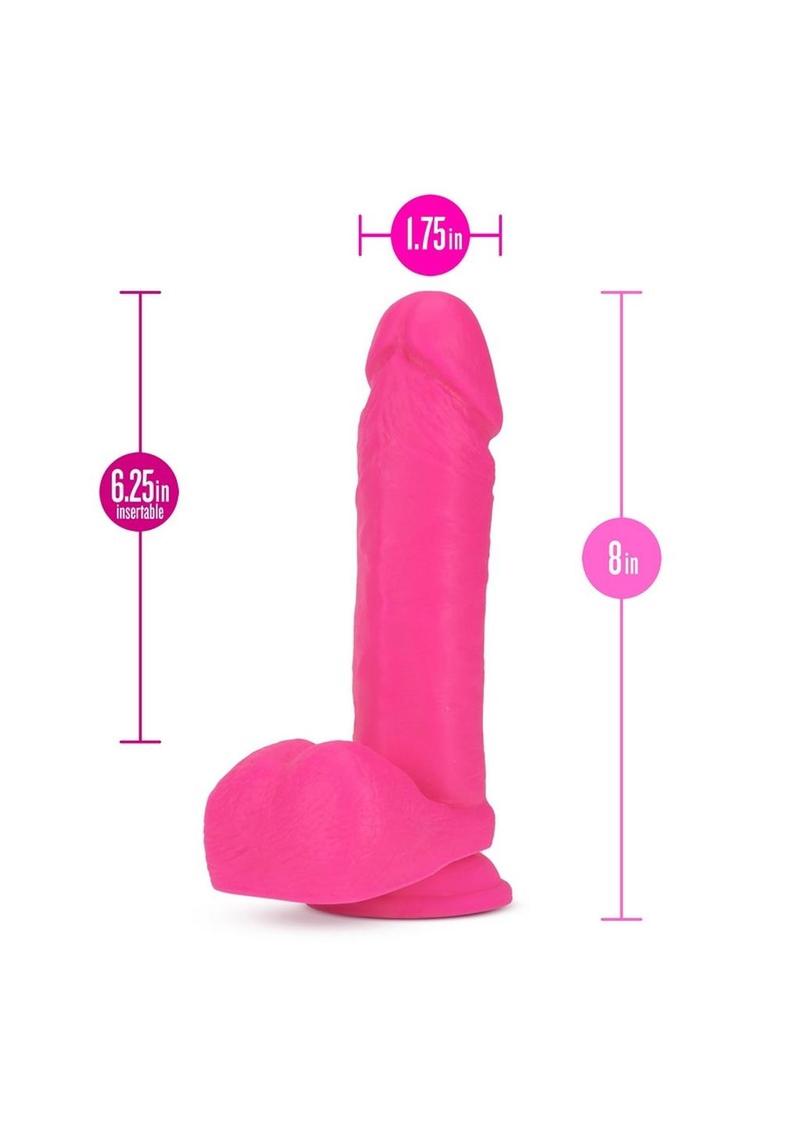 Neo Fragrance-Free Dual Density Dildo With Balls