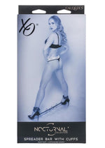 Nocturnal Collection Spreader Bar with Cuffs - Black