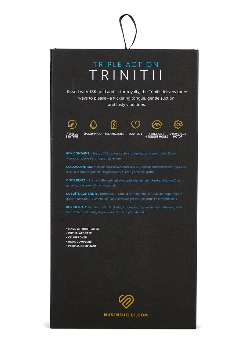 Nu Sensuelle Trinitii Triple Action Suction And Flickering Tongue