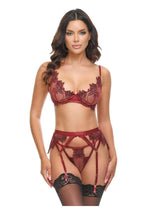 Oh LA LA Cheri Nina - Red - XLarge - 3 Piece/Set