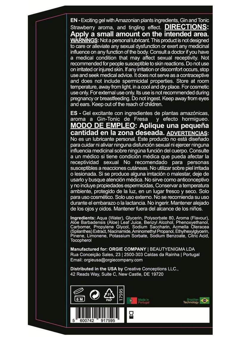 Orgie Dual Vibe Tingling Arousal Gel