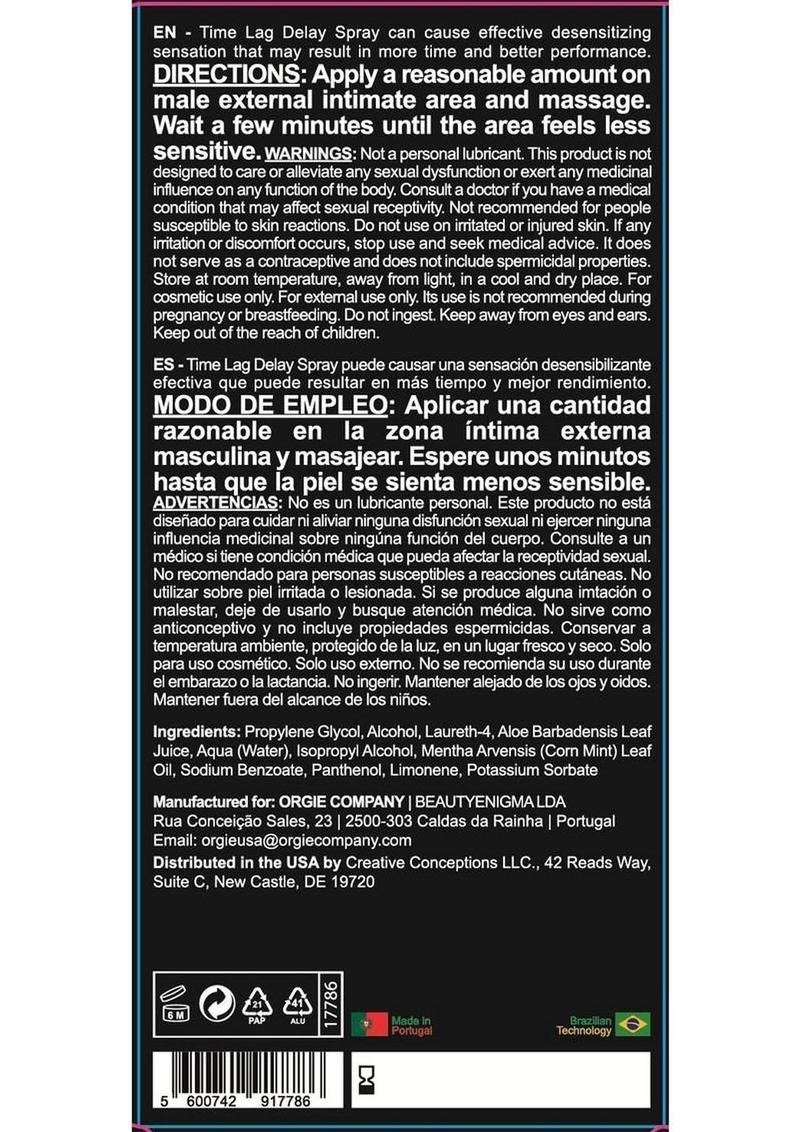 Time Lag Delay Spray for Men