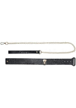 Ouch! Rome Collection Collar with Gold Leash