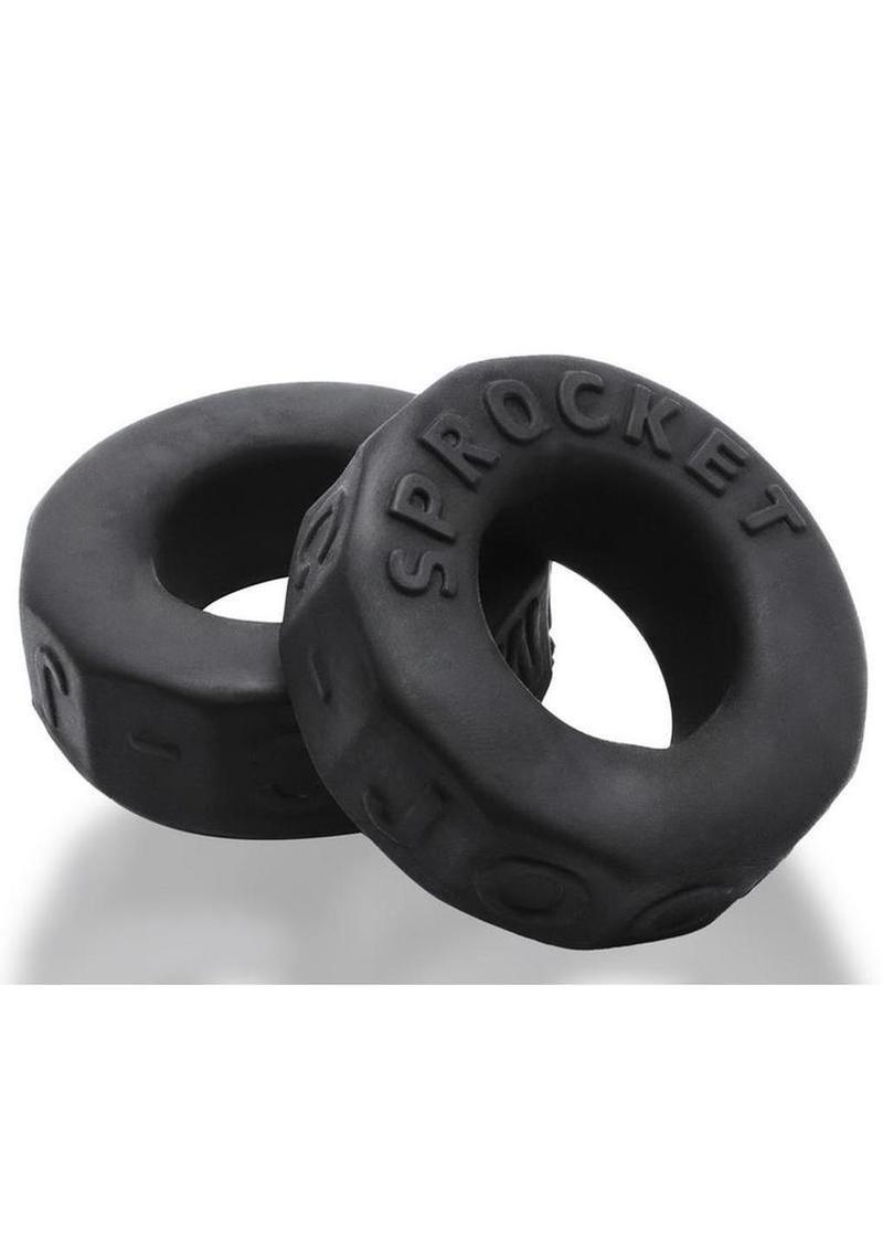 Oxballs SPROCKET Night Edition Cockring Stretchy Velvet Sil-Soft Ring