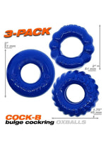 Oxballs BonerMaker 3-Pack Cock Ring Kit For Increased Stamina