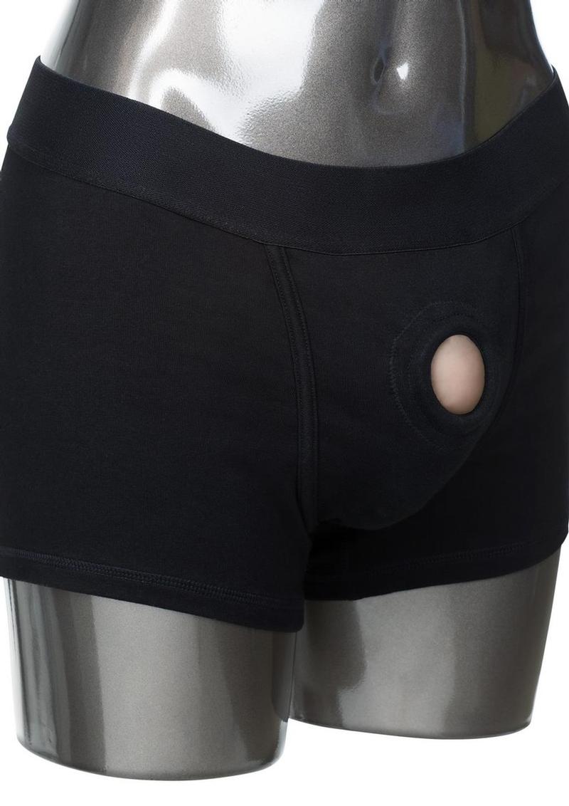 Packer Gear Black Boxer Brief Harness