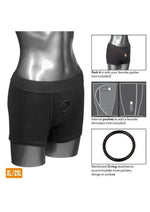 Packer Gear Black Boxer Brief Harness