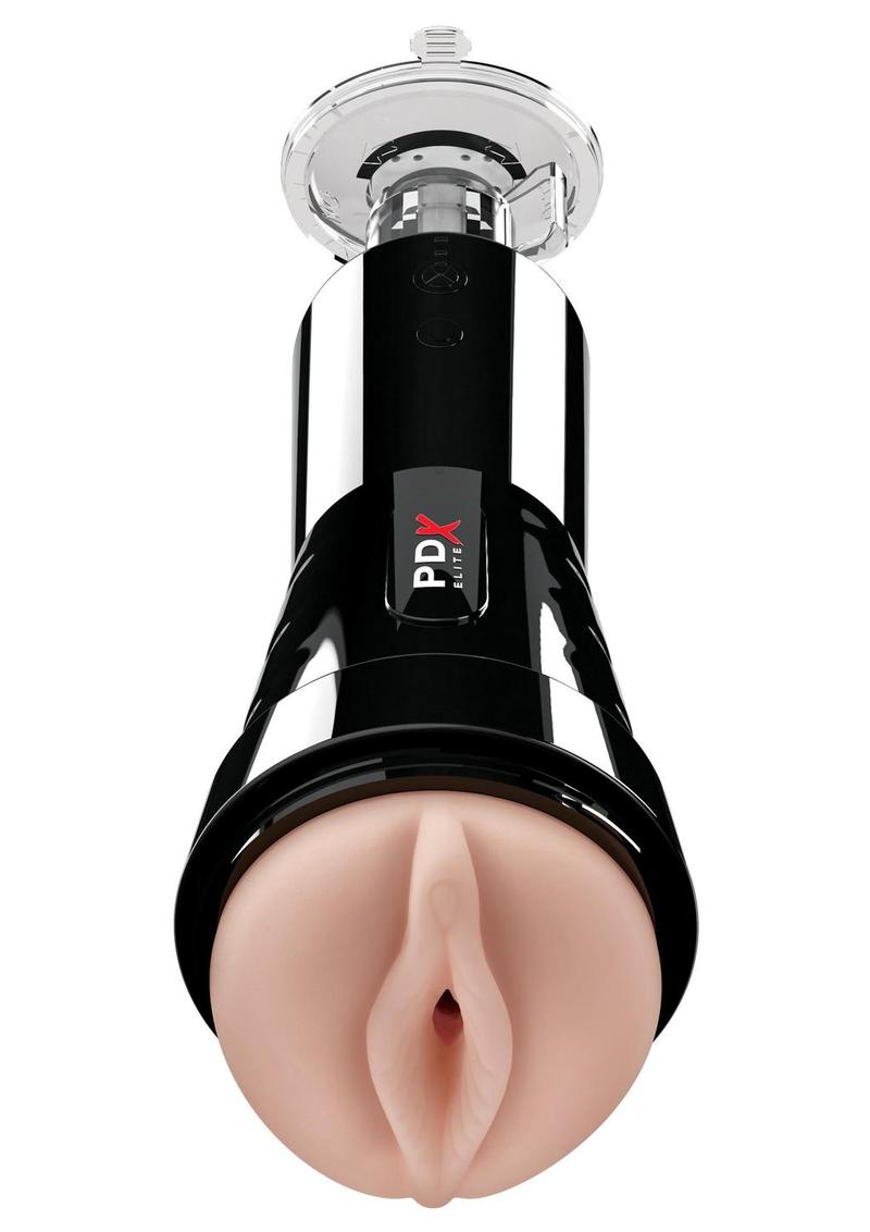 PDX Elite Cock Compressor Vibrating Rechargeable Masturbator