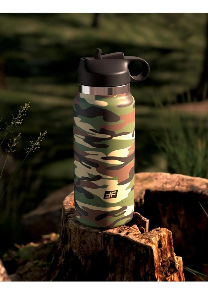 PDX Plus Fap Flask Happy Camper Stroker Discreet Camo Pleasure