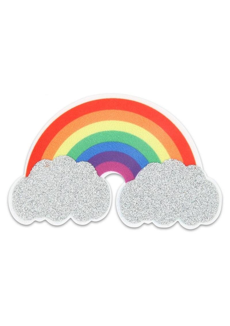 Peekaboos Pride Rainbow Pasties Glitter Hearts Nipple Covers
