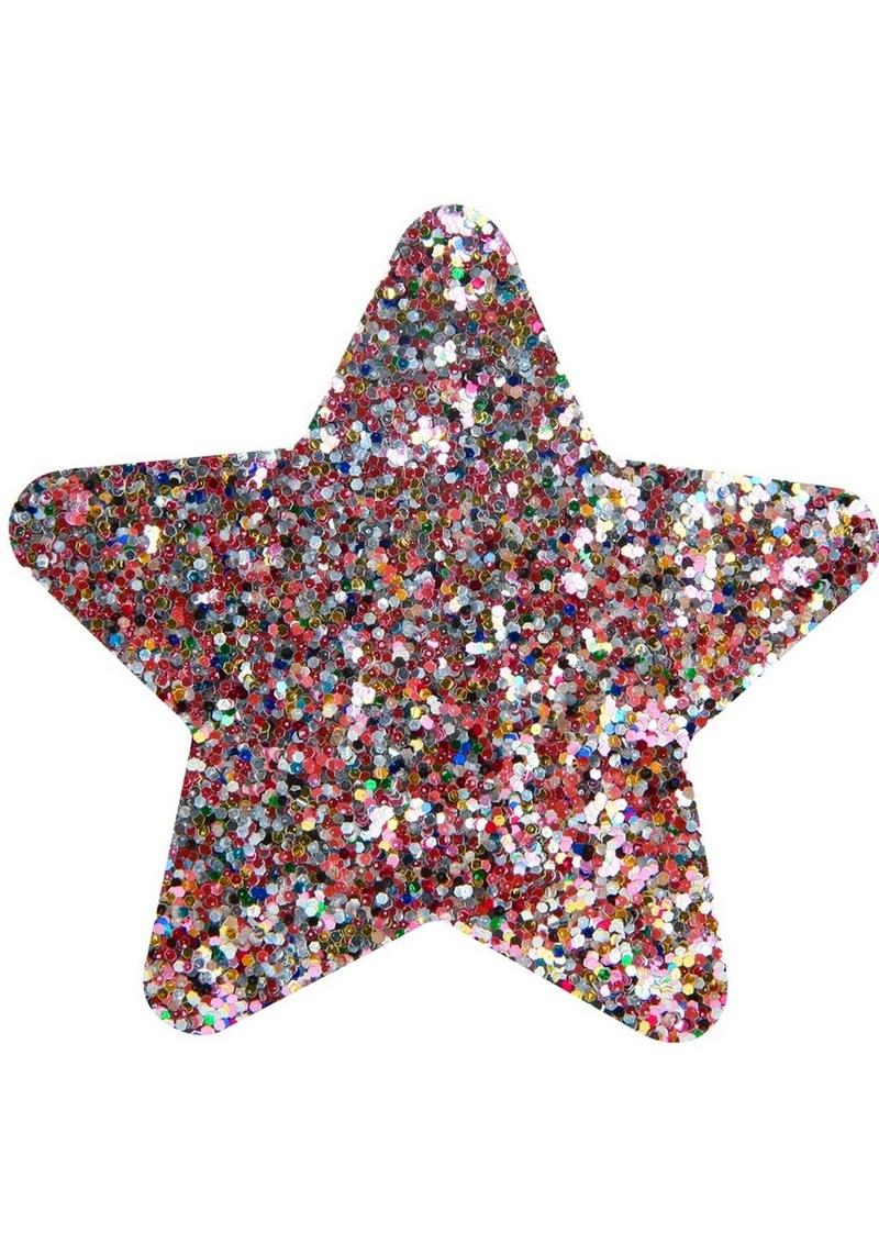 Peekaboos Pride Rainbow And Glitter Stars Pasties Self-Adhesive