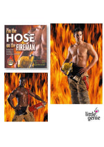 Pin the Hose on the Fireman Adult Party Game