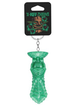 Polynesian Ti-Key Chains Mala Ma'ona Earth Idol - Green