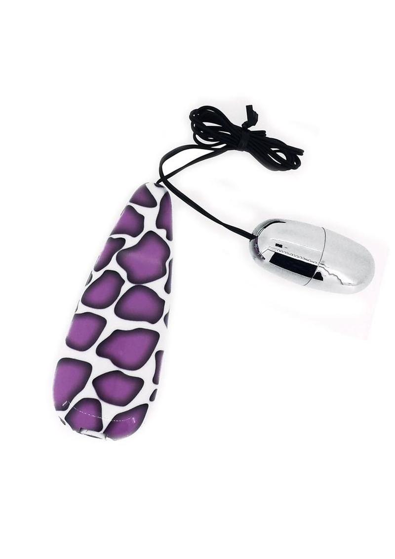 Primal Instinct Zebra Print Bullet Vibrator