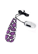 Primal Instinct Zebra Print Bullet Vibrator