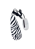 Primal Instinct Zebra Print Bullet Vibrator