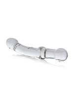 Prisms Prana Glass Thrusting Anal Probe with Raised Textures