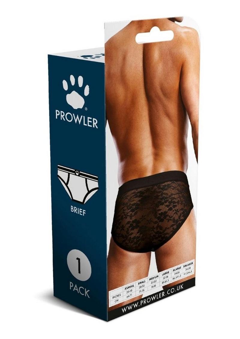 Prowler Black Lace Brief Sexy Sheer Men’s Underwear