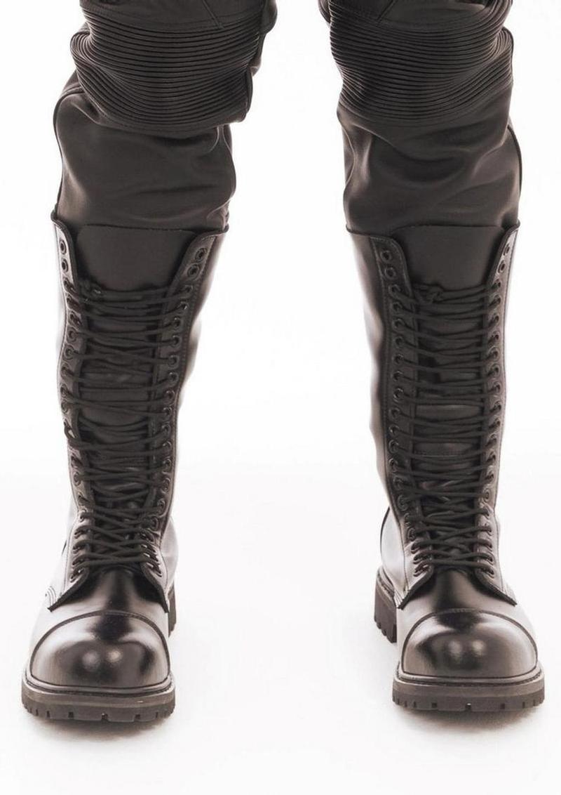 Prowler Red 20 Hole Boot - Uk 8.5 - Black