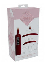 Pumped Automatic Rechargeable Vagina, Breast and Nipple Pump - Red