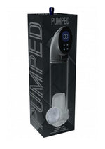 Pumped Hyperscope Automatic Rechargeable Dual Vibrating Male Pump with Vagina Sleeve - Grey/Gun Metal