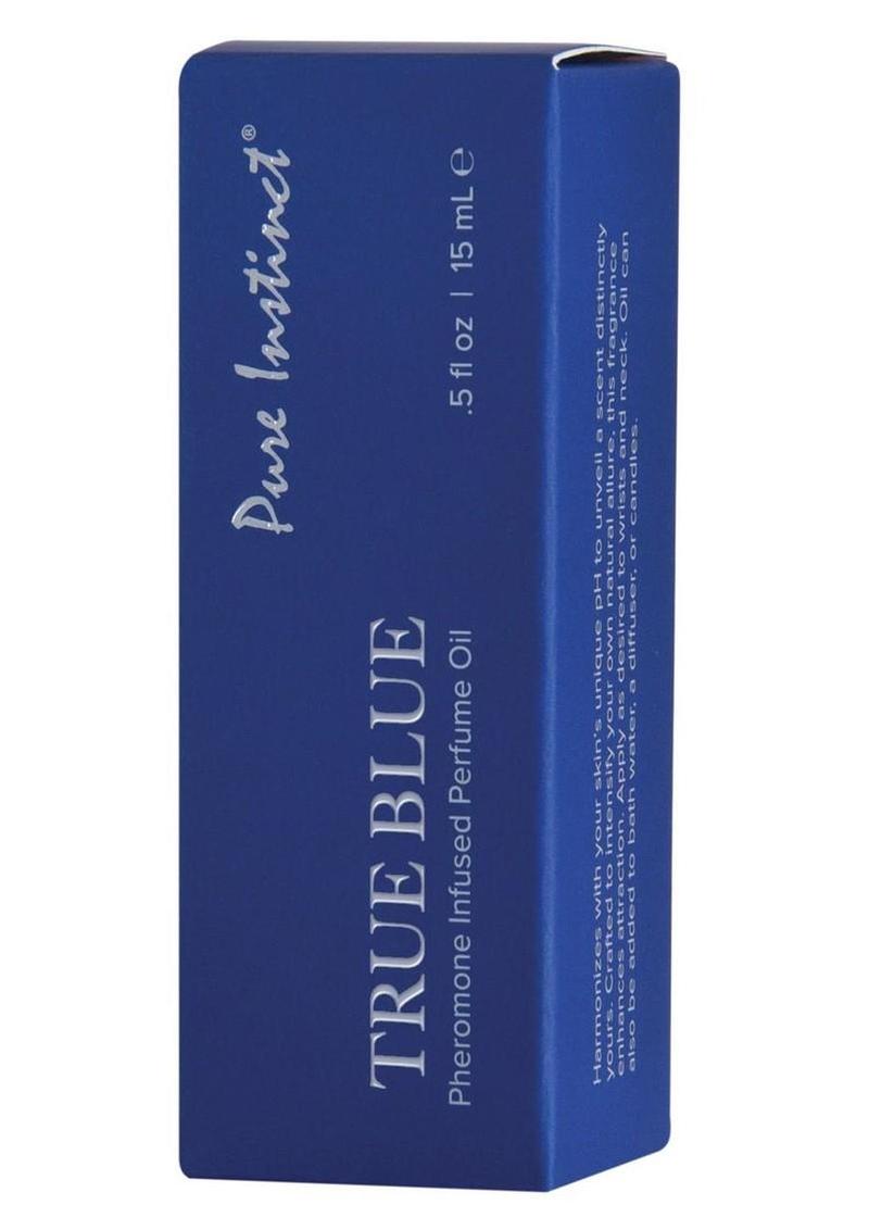 Pure Instinct Pheromone Perfume Oil Dropper- True - Blue - 0.5oz/15ml