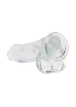 RealRock Crystal Clear Realistic Dildo with Balls
