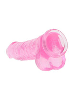 RealRock Crystal Clear Realistic Dildo with Balls